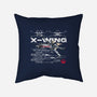 X-wing Rebel Alliance-None-Removable Cover w Insert-Throw Pillow-alfbocreative
