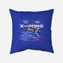 X-wing Rebel Alliance-None-Removable Cover w Insert-Throw Pillow-alfbocreative