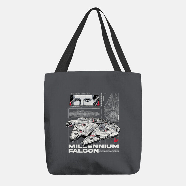 M Falcon Rebel Alliance-None-Basic Tote-Bag-alfbocreative