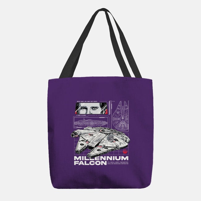 M Falcon Rebel Alliance-None-Basic Tote-Bag-alfbocreative