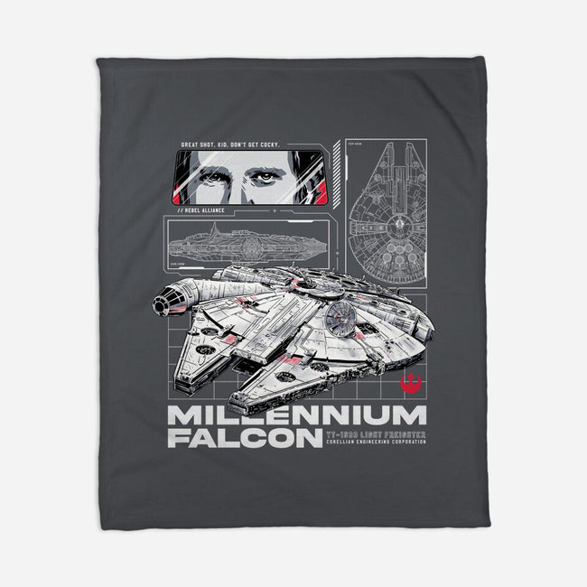 M Falcon Rebel Alliance-None-Fleece-Blanket-alfbocreative