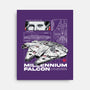 M Falcon Rebel Alliance-None-Stretched-Canvas-alfbocreative
