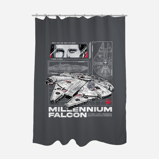 M Falcon Rebel Alliance-None-Polyester-Shower Curtain-alfbocreative