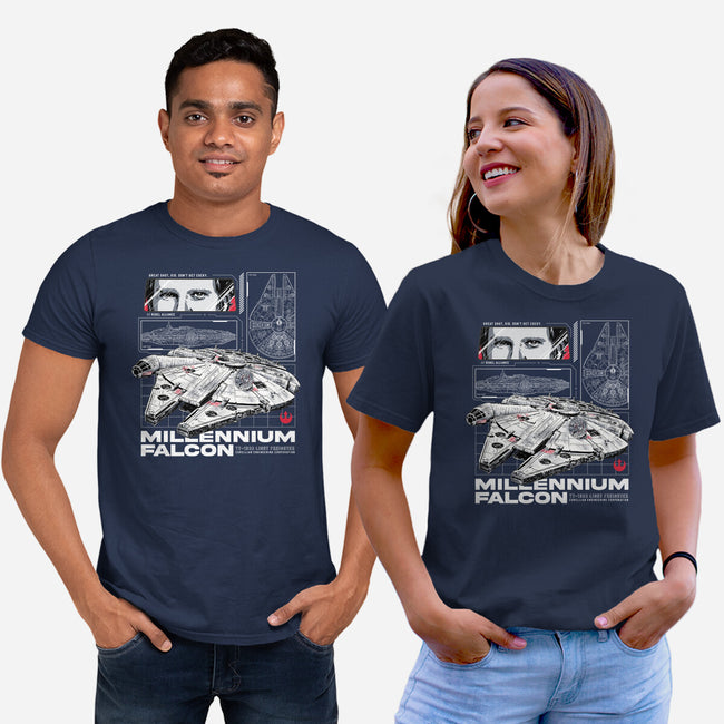 M Falcon Rebel Alliance-Unisex-Basic-Tee-alfbocreative