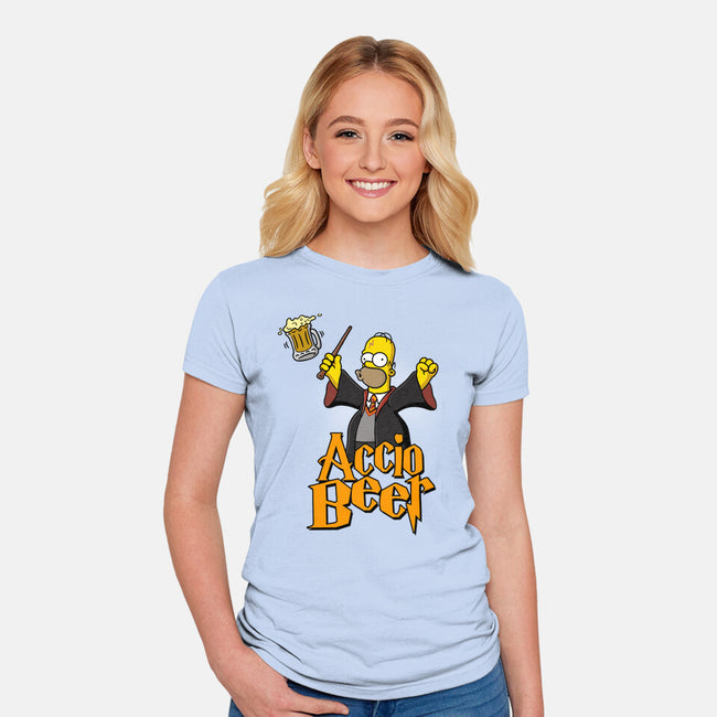 Homer Potter-Womens-Fitted-Tee-Barbadifuoco