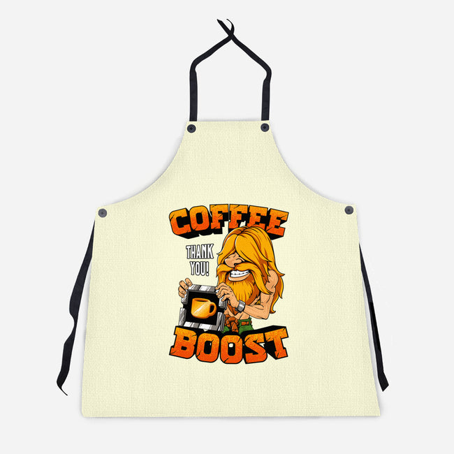 Coffee Boost-Unisex-Kitchen-Apron-Tronyx79