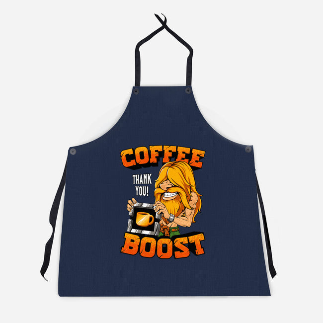 Coffee Boost-Unisex-Kitchen-Apron-Tronyx79