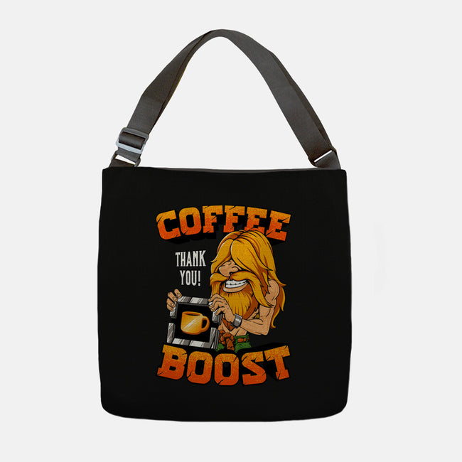 Coffee Boost-None-Adjustable Tote-Bag-Tronyx79