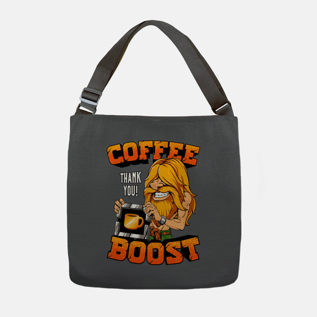 Coffee Boost-None-Adjustable Tote-Bag-Tronyx79