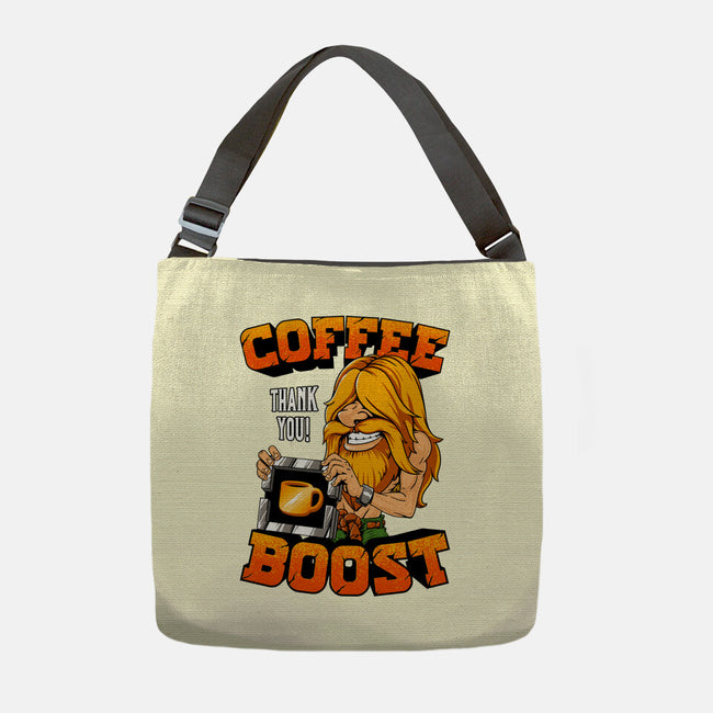 Coffee Boost-None-Adjustable Tote-Bag-Tronyx79