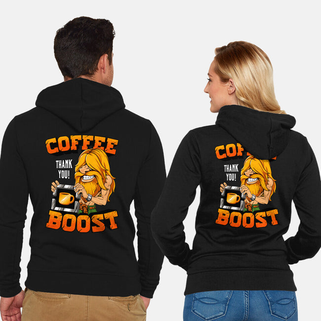 Coffee Boost-Unisex-Zip-Up-Sweatshirt-Tronyx79