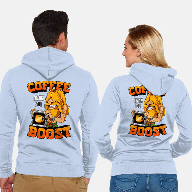 Coffee Boost-Unisex-Zip-Up-Sweatshirt-Tronyx79