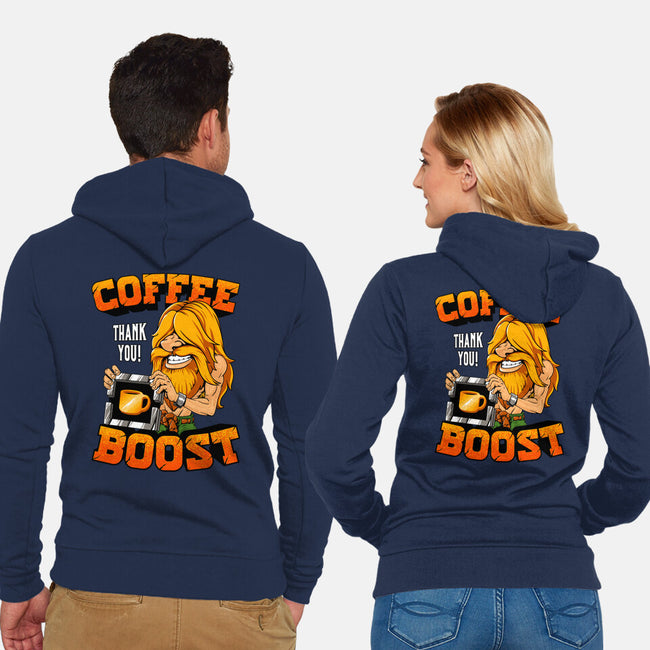 Coffee Boost-Unisex-Zip-Up-Sweatshirt-Tronyx79