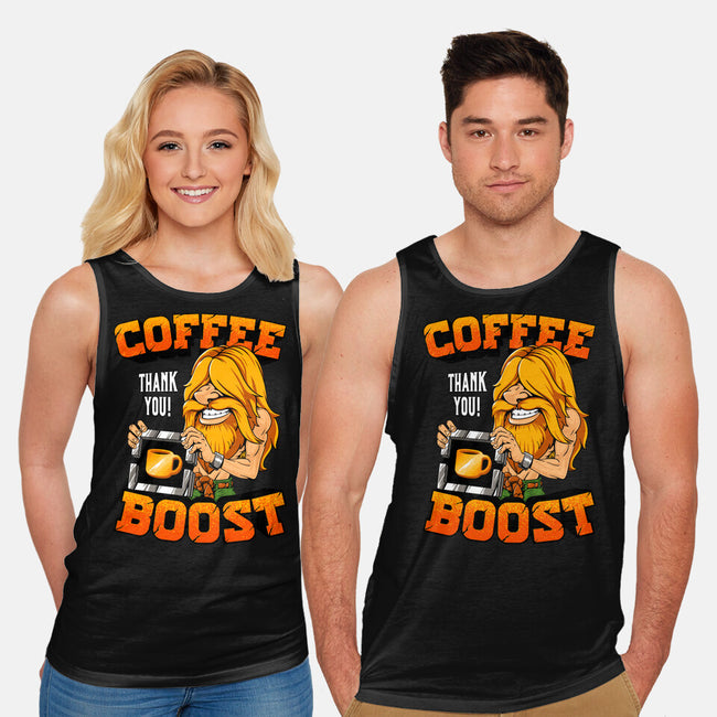 Coffee Boost-Unisex-Basic-Tank-Tronyx79