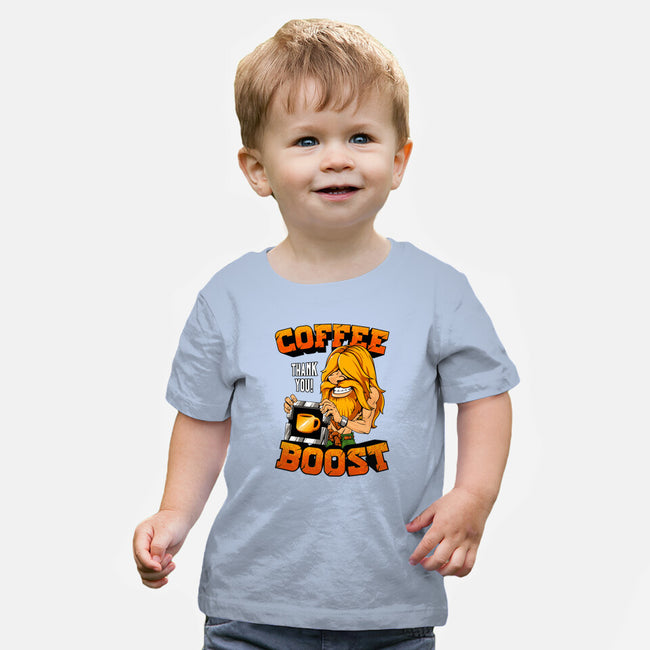 Coffee Boost-Baby-Basic-Tee-Tronyx79