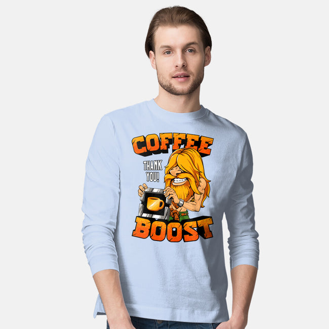 Coffee Boost-Mens-Long Sleeved-Tee-Tronyx79