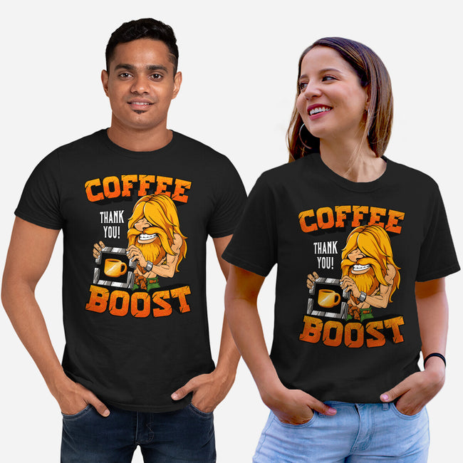 Coffee Boost-Unisex-Basic-Tee-Tronyx79
