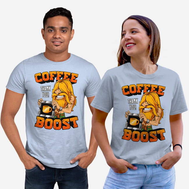 Coffee Boost-Unisex-Basic-Tee-Tronyx79