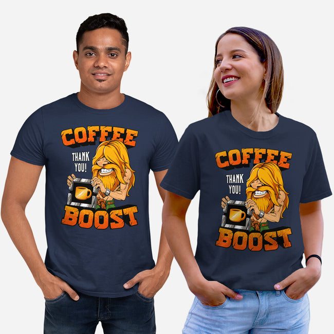 Coffee Boost-Unisex-Basic-Tee-Tronyx79
