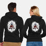 Deepnest Princess-Unisex-Zip-Up-Sweatshirt-JanGrackleArt