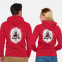 Deepnest Princess-Unisex-Zip-Up-Sweatshirt-JanGrackleArt