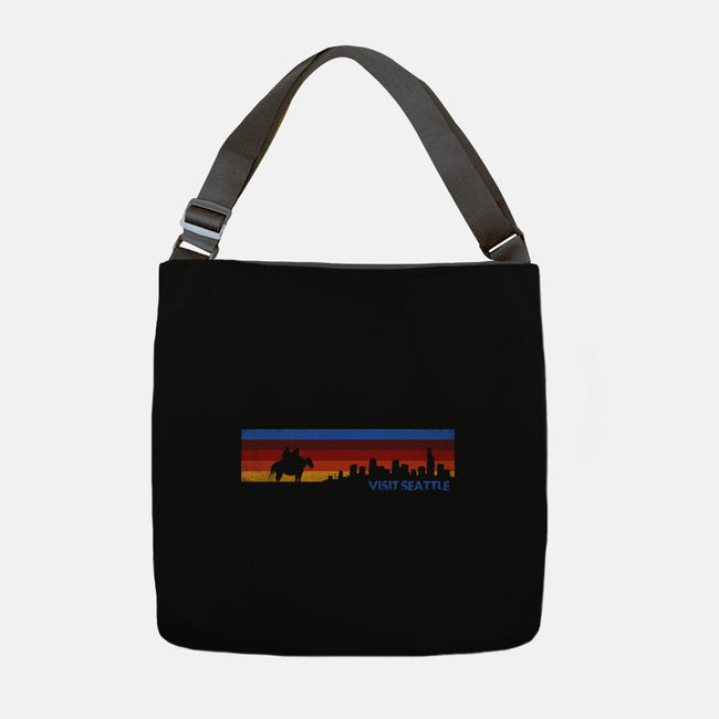 Visit Seattle-None-Adjustable Tote-Bag-rocketman_art