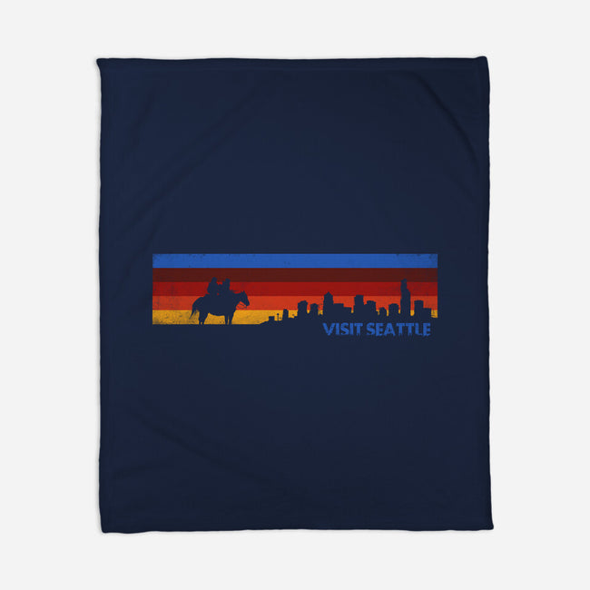Visit Seattle-None-Fleece-Blanket-rocketman_art