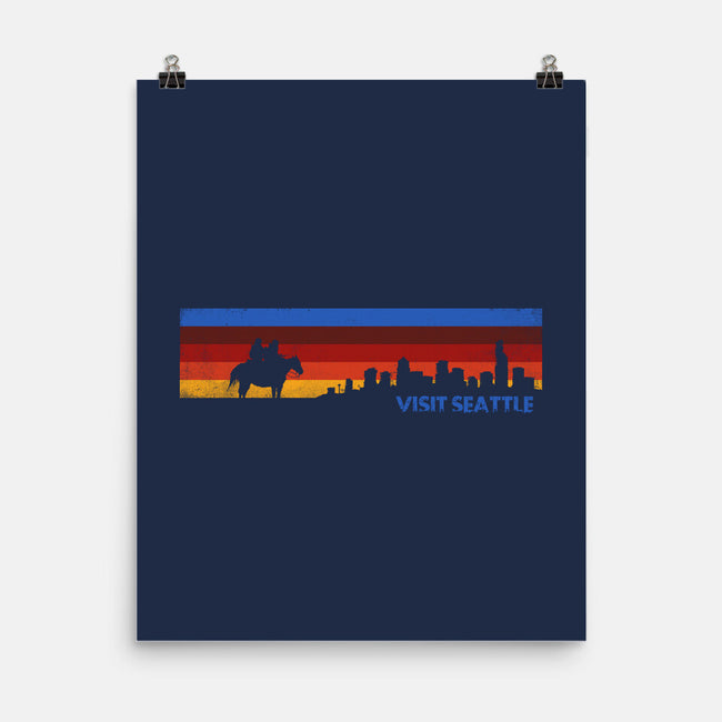 Visit Seattle-None-Matte-Poster-rocketman_art