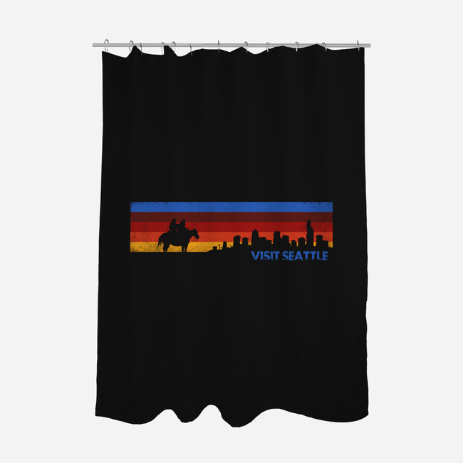 Visit Seattle-None-Polyester-Shower Curtain-rocketman_art