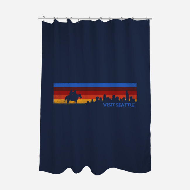Visit Seattle-None-Polyester-Shower Curtain-rocketman_art