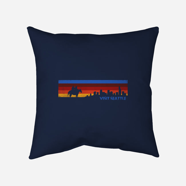 Visit Seattle-None-Removable Cover w Insert-Throw Pillow-rocketman_art