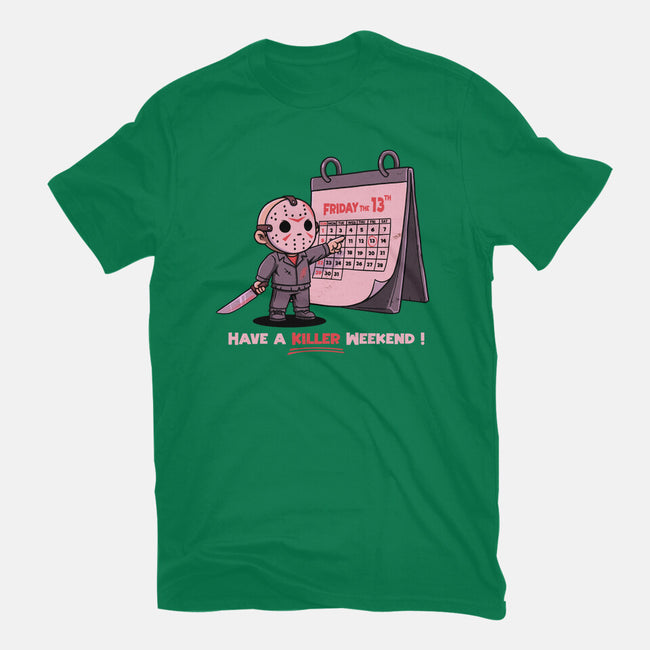 Killer Weekend-Mens-Heavyweight-Tee-P1yu5h