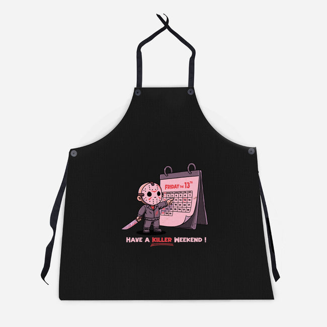 Killer Weekend-Unisex-Kitchen-Apron-P1yu5h