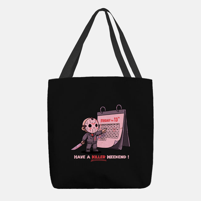 Killer Weekend-None-Basic Tote-Bag-P1yu5h