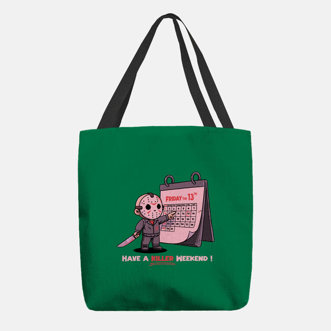 Killer Weekend-None-Basic Tote-Bag-P1yu5h