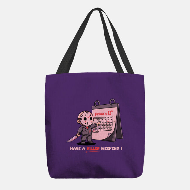 Killer Weekend-None-Basic Tote-Bag-P1yu5h