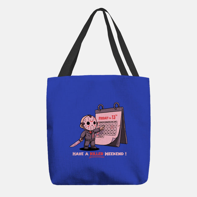 Killer Weekend-None-Basic Tote-Bag-P1yu5h