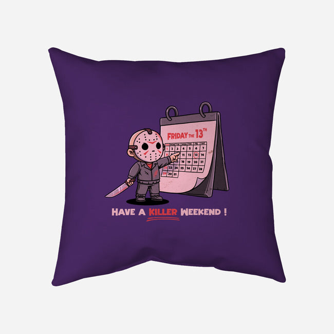 Killer Weekend-None-Removable Cover w Insert-Throw Pillow-P1yu5h
