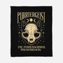 Purrtergeist-None-Fleece-Blanket-Thiago Correa