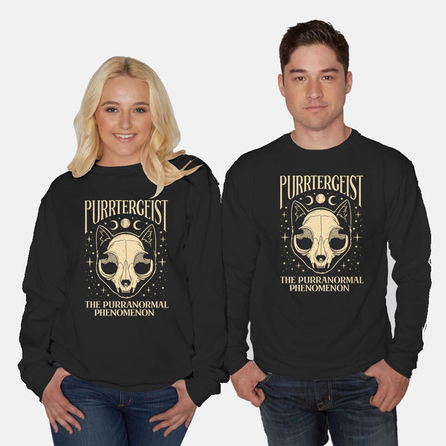 Purrtergeist-Unisex-Crew Neck-Sweatshirt-Thiago Correa