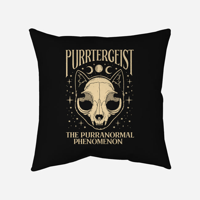 Purrtergeist-None-Removable Cover w Insert-Throw Pillow-Thiago Correa