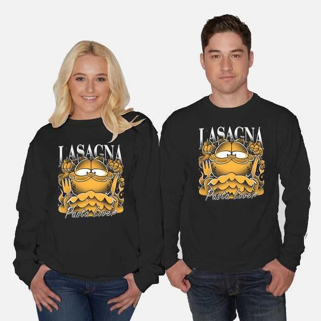 Bootleg Lasagna-Unisex-Crew Neck-Sweatshirt-estudiofitas