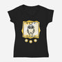Virtual Bulldog-Womens-V-Neck-Tee-estudiofitas