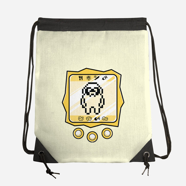 Virtual Bulldog-None-Drawstring-Bag-estudiofitas