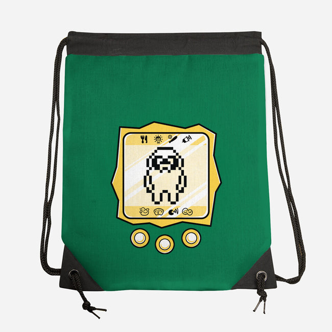 Virtual Bulldog-None-Drawstring-Bag-estudiofitas