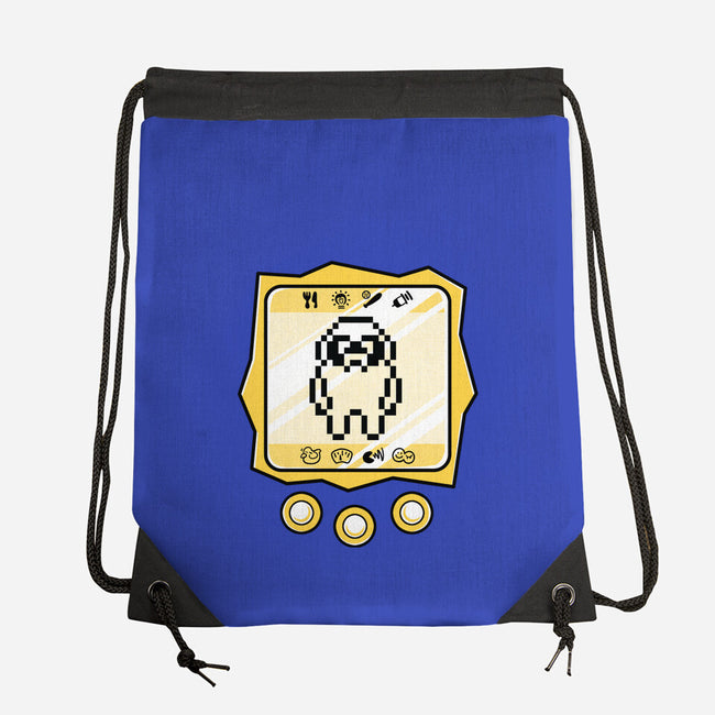 Virtual Bulldog-None-Drawstring-Bag-estudiofitas