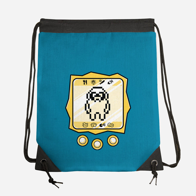 Virtual Bulldog-None-Drawstring-Bag-estudiofitas