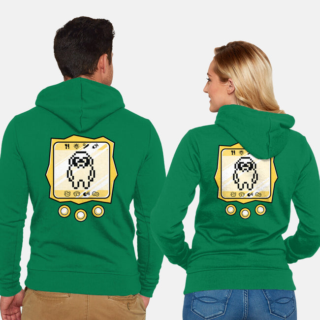 Virtual Bulldog-Unisex-Zip-Up-Sweatshirt-estudiofitas