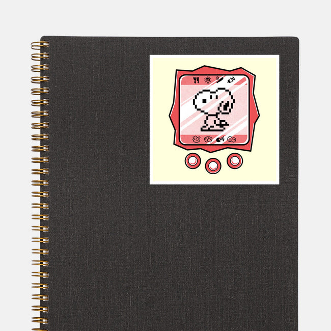 Virtual Beagle-None-Glossy-Sticker-estudiofitas