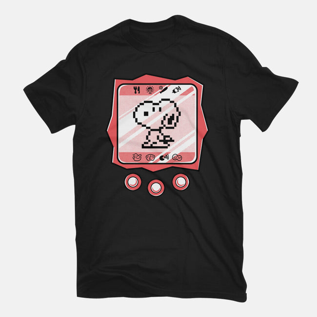 Virtual Beagle-Womens-Fitted-Tee-estudiofitas